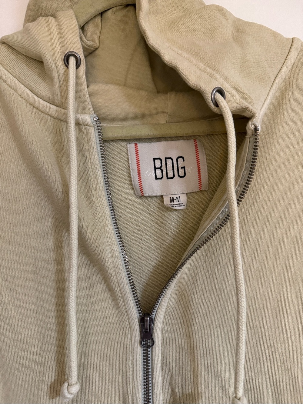 BDG Urban Outfitters Bonfire Full Zip Hoodie Washed - Picture 3 of 7